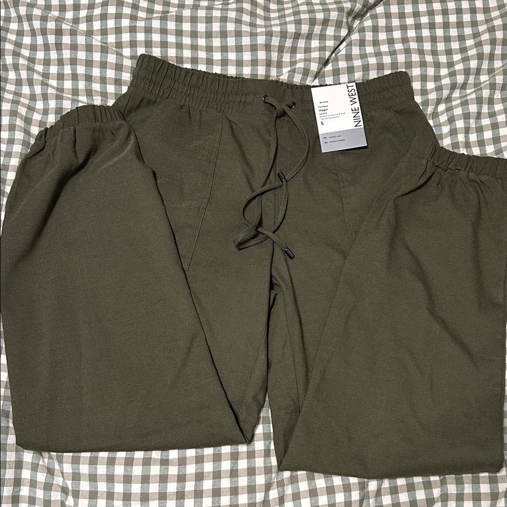 Nine West Women’s Dark Green Joggers